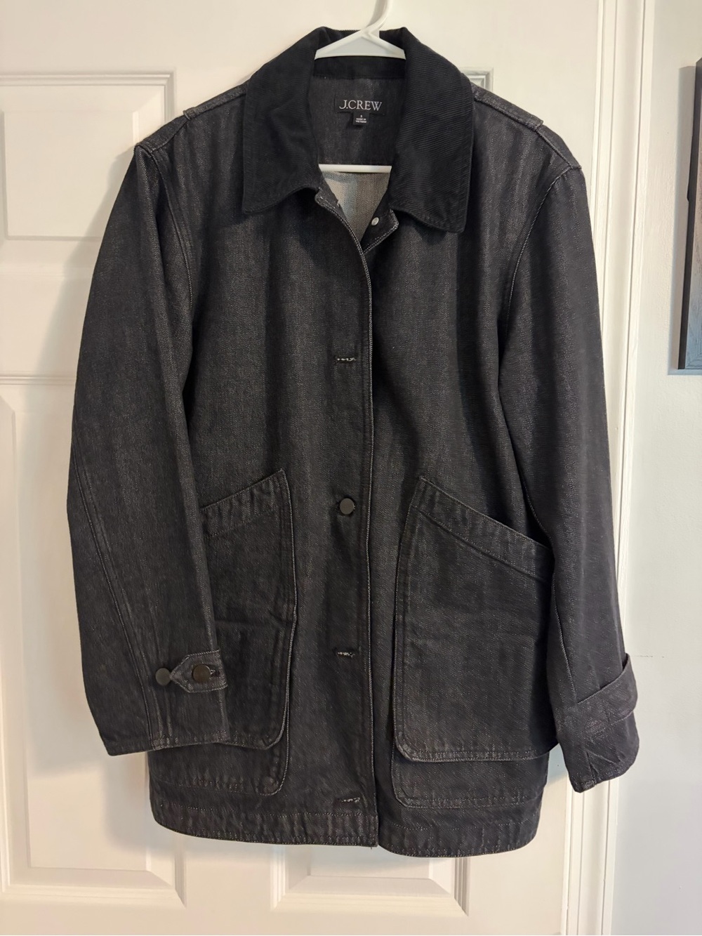 J Crew denim barn jacket